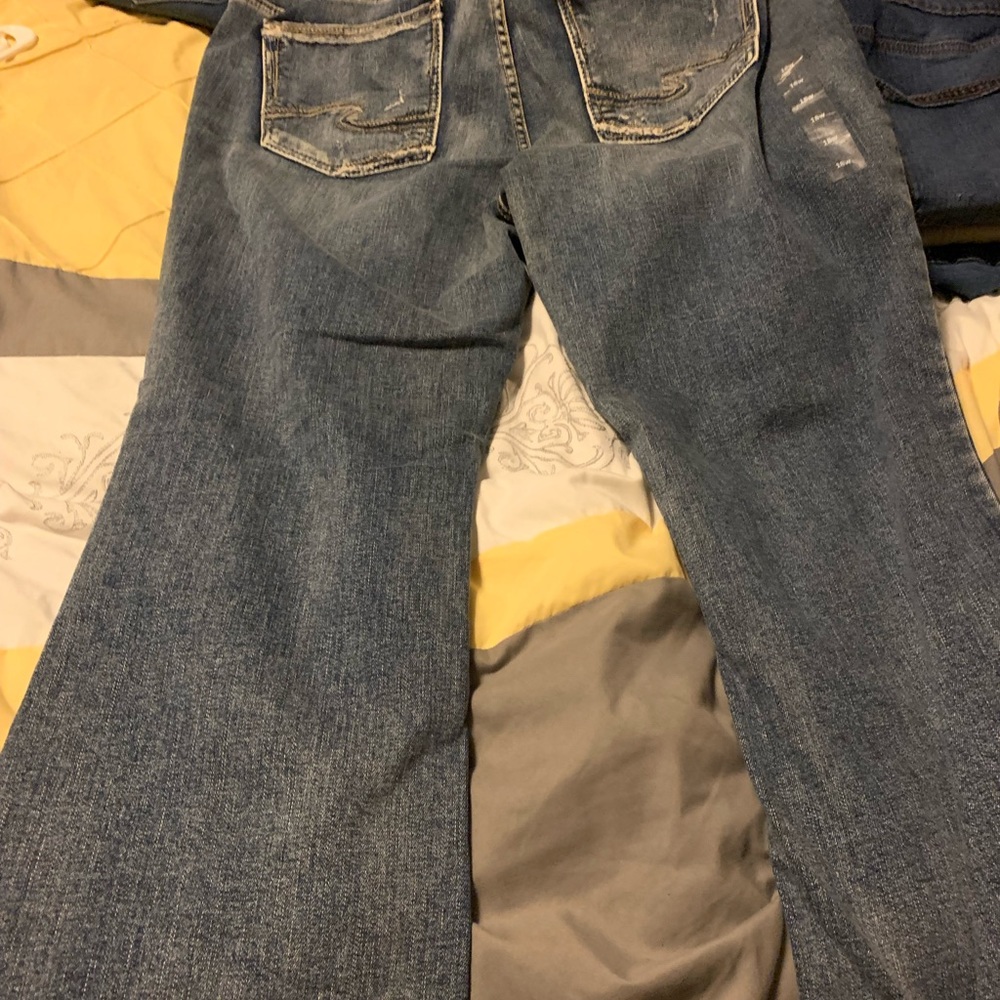 Silver boot cut jeans NWT